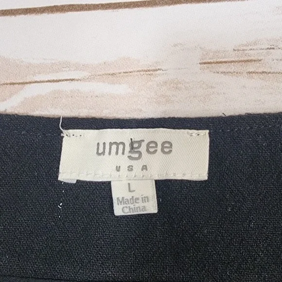 Umgee embroidered bird and flower boho mini skirt fully lined woman's size large - Picture 3 of 13